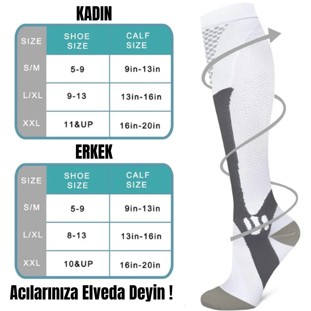 ThermoRelief Kompresyon Çorap