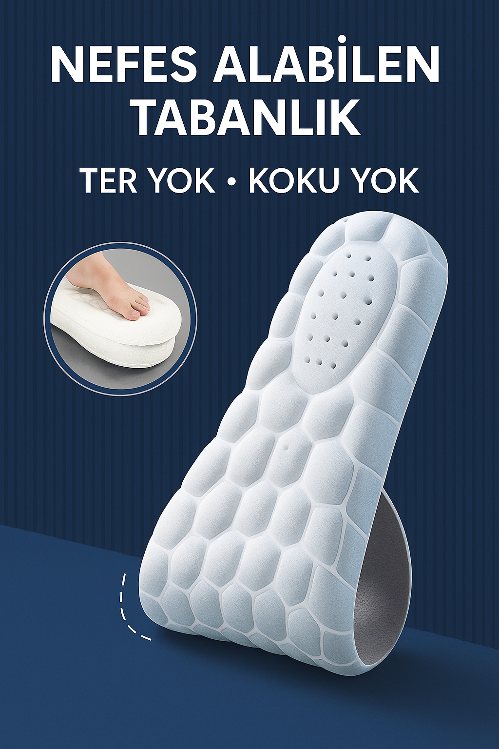 Masaj Destekli 4D Ortopedik Tabanlık