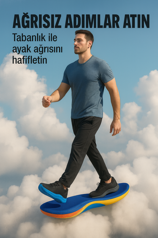 Masaj Destekli 4D Ortopedik Tabanlık